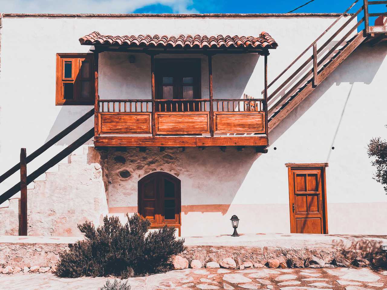 Cozy room with sea view on ecological yoga holiday finca