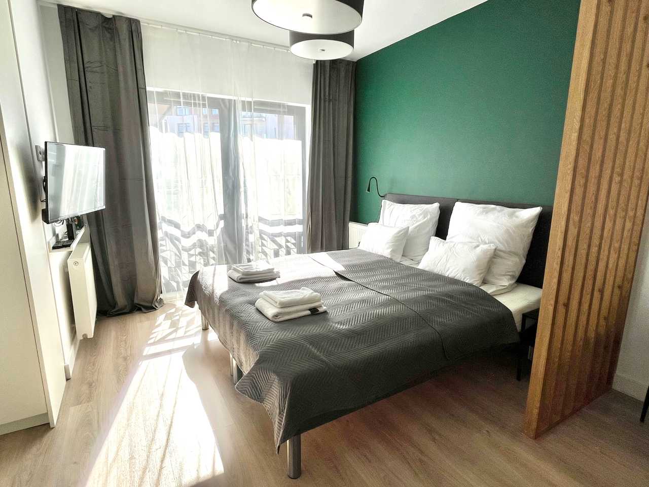 Monthly stays: Nice apartment for 2 in heart of Gdansk by the river