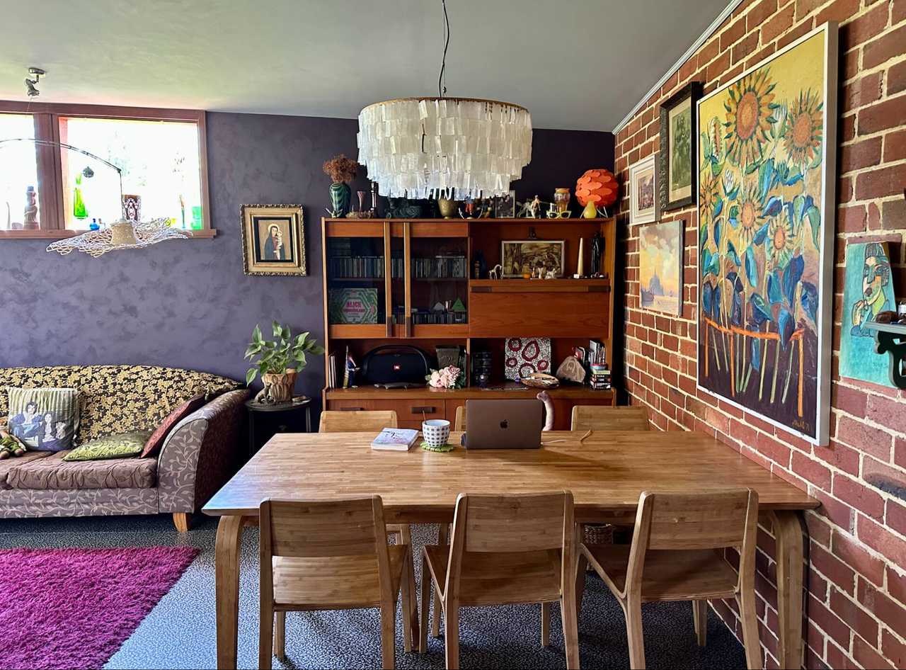 Eclectic Room in a Vibrant Home!