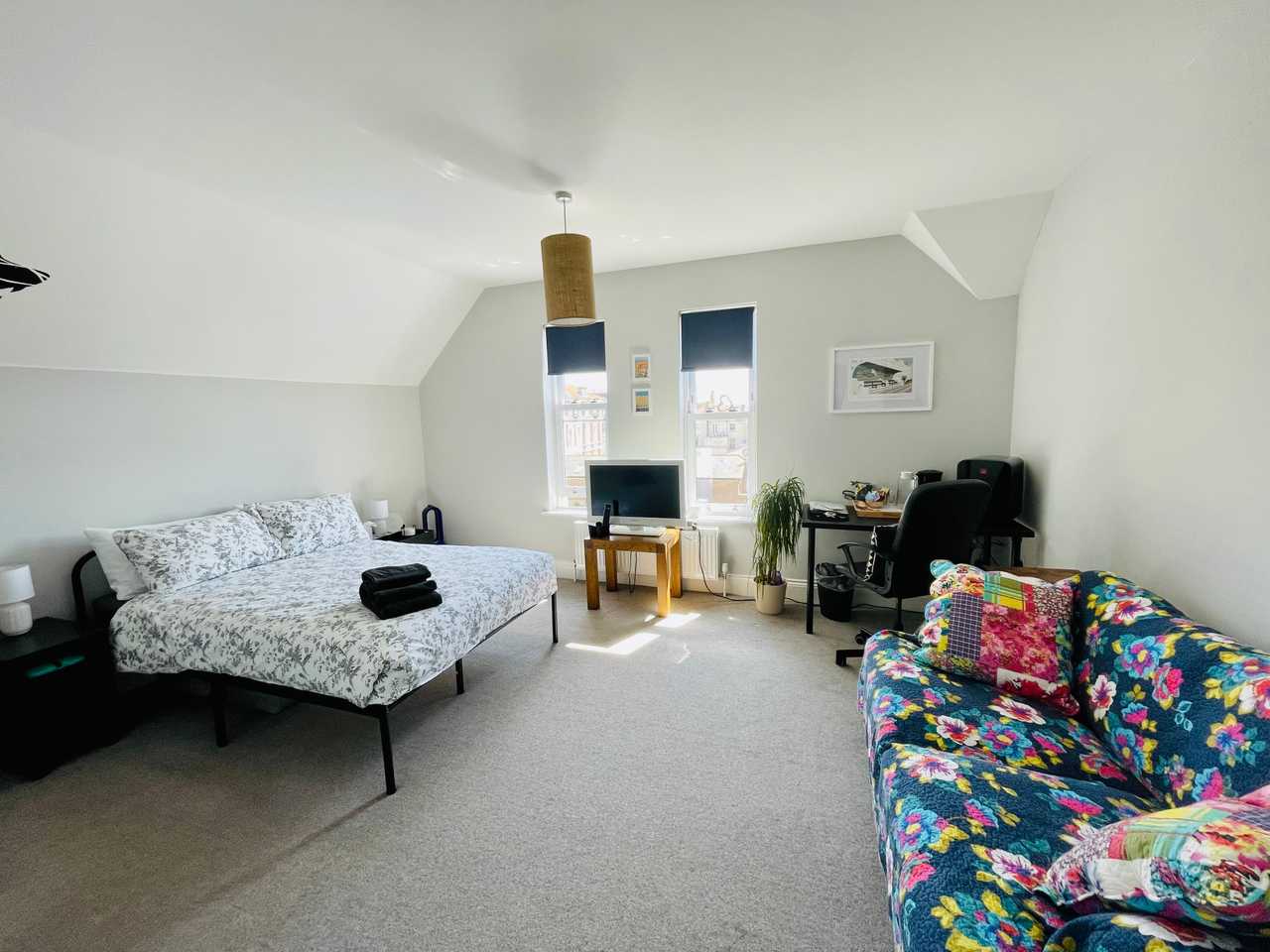 Large, bright room with private on suite 