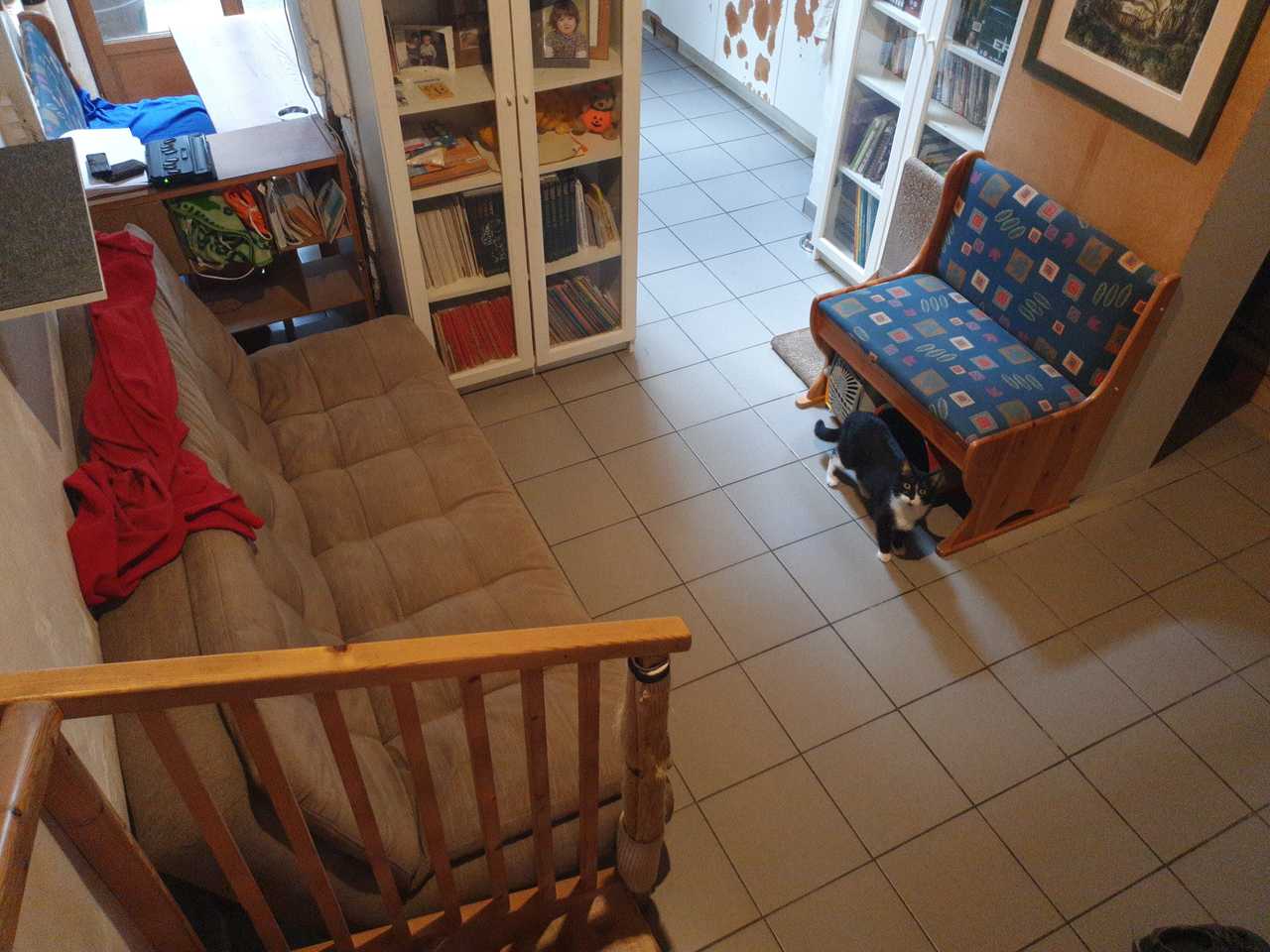 basic private room in urban house.