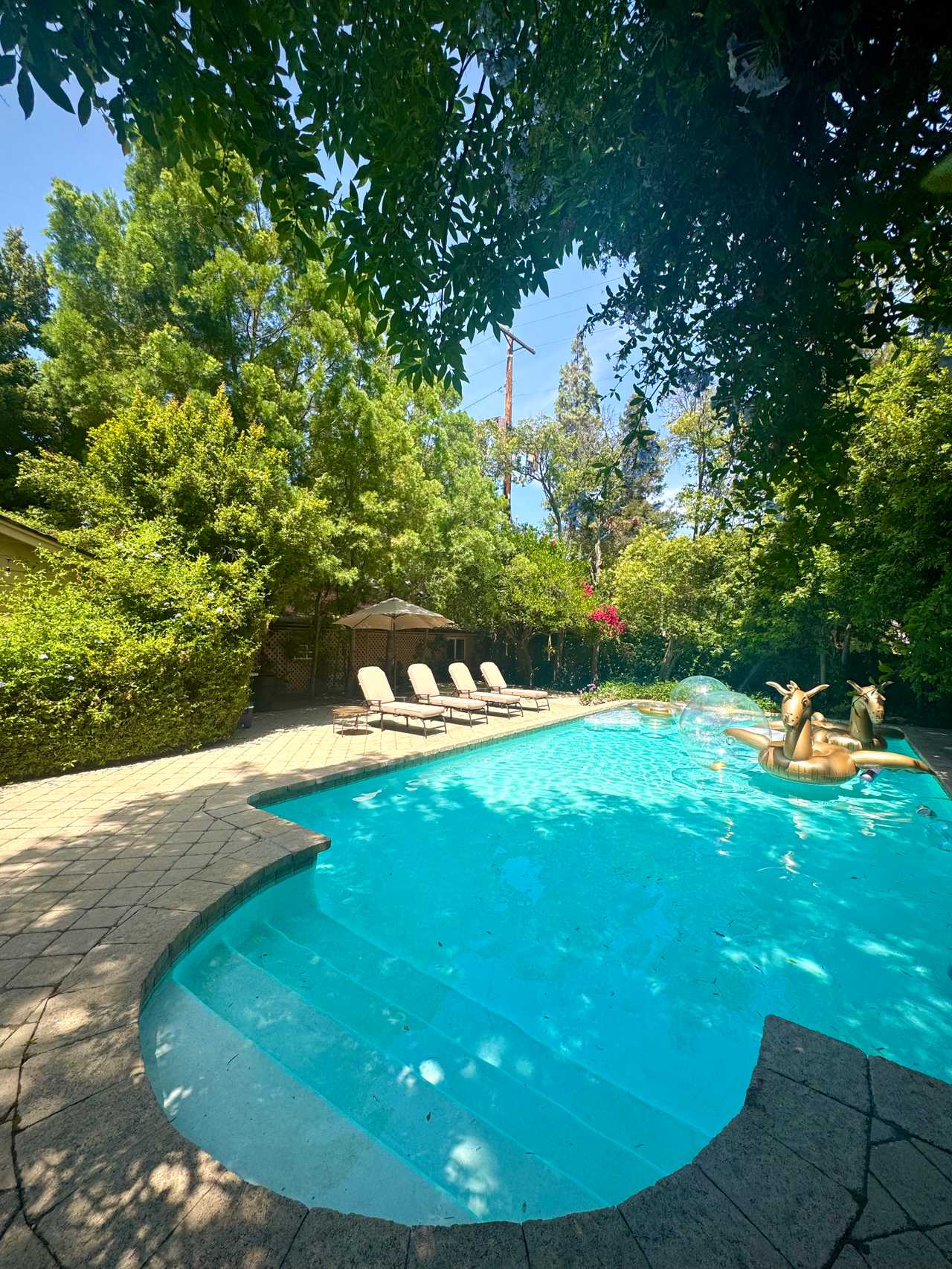 Spiritual Sanctuary and Wellness Center with Temple, Pool, Pond and Gardens