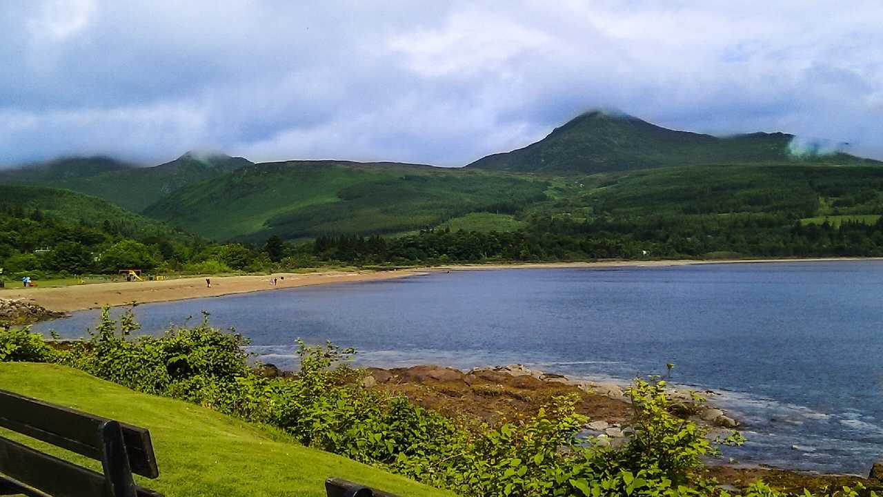 Vegan B&B overlooking Lamlash Bay & Holy Isle on the Beautiful Isle of Arran