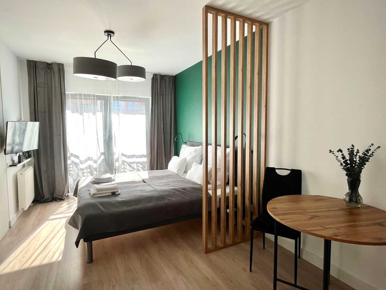 Monthly stays: Nice apartment for 2 in heart of Gdansk by the river