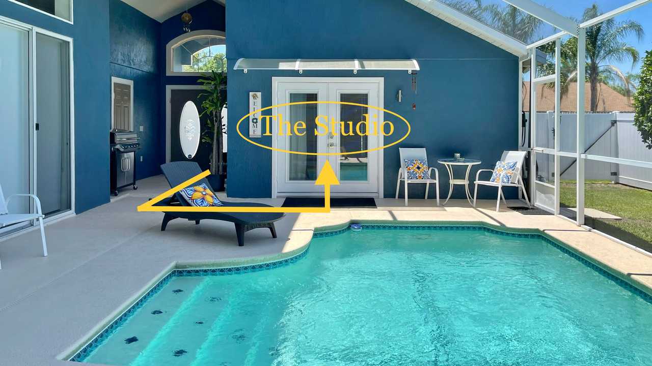 The Studio - Peaceful Vegan Retreat w/ Pool Near Disney
