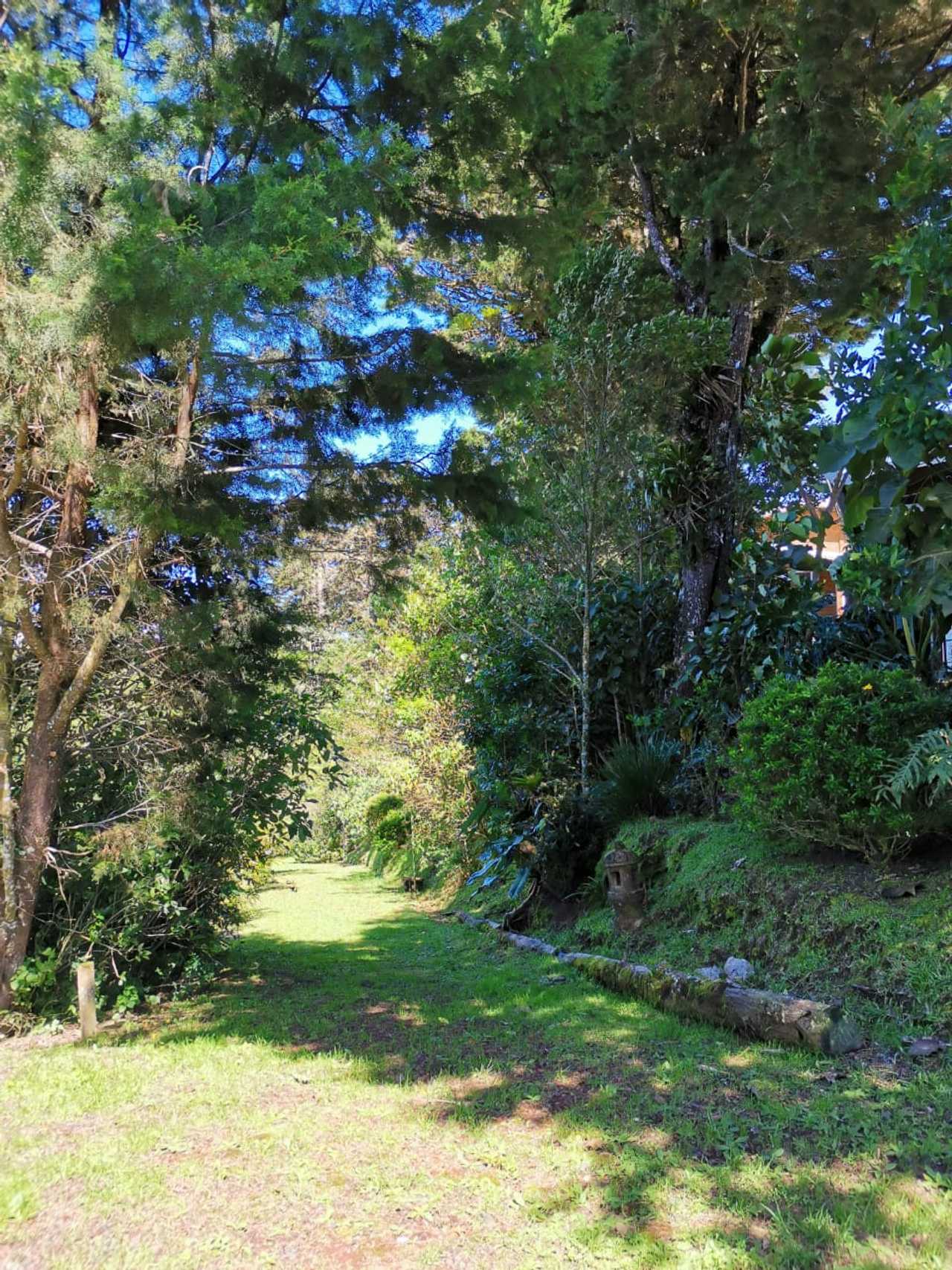 A Wood Chalet in the Mountains in Front of Poas Volcano